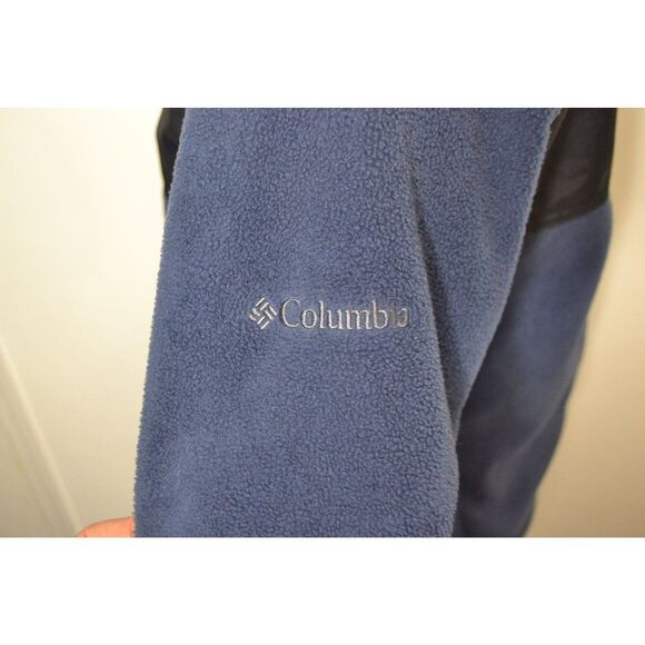 Columbia Youth 14/16 Blue Fleece Lightweight Full Zip Jacket - Picture 7 of 10